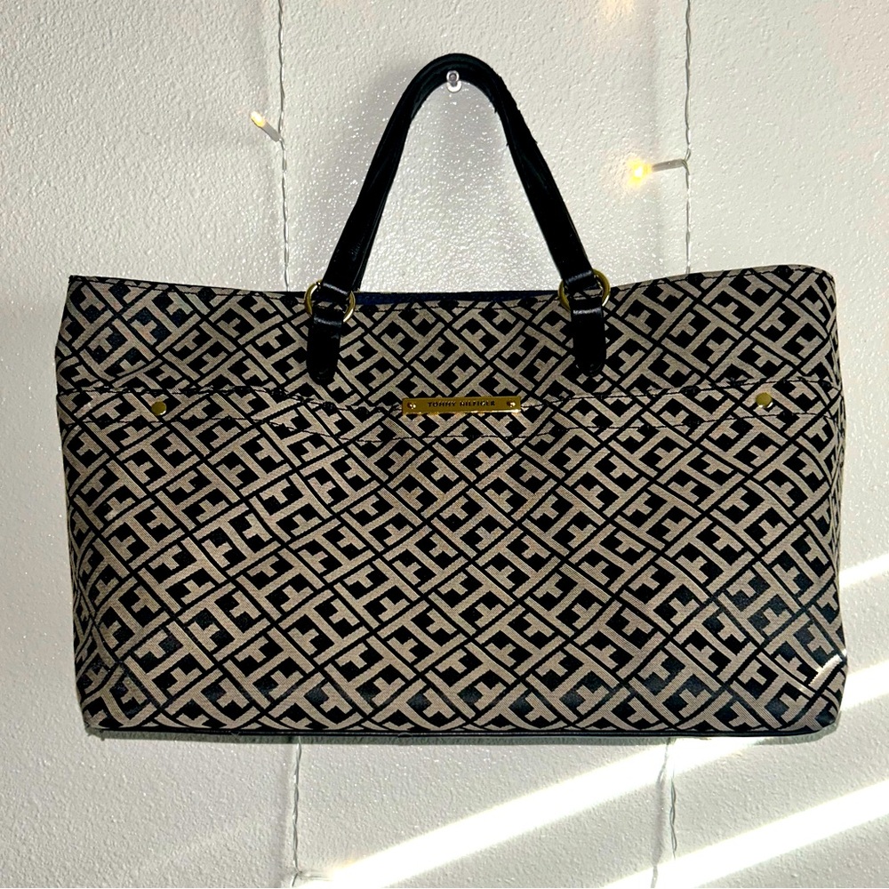 Tommy Hilfiger Monogram Tote Handbag